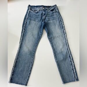 BLANKNYC Fringed Denim Jeans